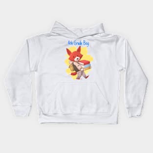 Fourth Grade Boy Kids Hoodie